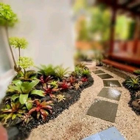 Taman tropis batu koral Gazebo saung (Garansi Ciptamoderen Gratis survey lokasi)