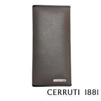 【Cerruti 1881】限量2折 義大利頂級小牛皮12卡皮夾 全新專櫃展示品(灰色 CEPU05991M)