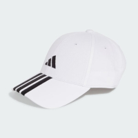 adidas 愛迪達 帽子 運動帽 棒球帽 遮陽帽 BBALL 3S CAP NL 白 JE5652