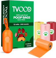 Dog Poop Bags(420 Count) Scented Poop Bags for Dogs Leak Proof Doggie Poop Bag Refills Rolls Waste