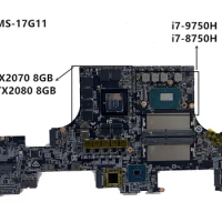 MS-17G11 Mainboard For MSI GS75 Stealth MS-17G1 Laptop Motherboard i7-9750H i7-8750H N18E-G3-A1 RTX2080 8GB RTX2070