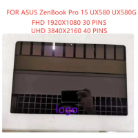 Free shipping 15.6 INCH LCD SCREEN WITH TOUCH ASSEMBLY replacement FOR ASUS ZenBook Pro 15 UX580 UX580G B156ZAN03.1