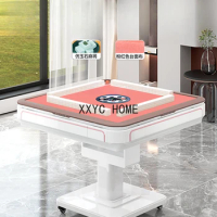 Electric Double Drive Folding Mahjong Machine Automatic Light Luxury Household Dining Table Dual-Use Mahjong Table