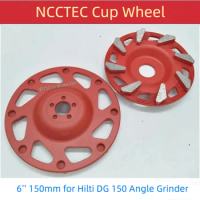 [for Hilti DG 150 Angle Grinder] 6'' SPX Diamond Grinding Cup Wheel 150mm Granite Concrete Floor Polishing Discs Disk 19mm Arbor