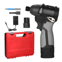 18V Brushless Electric Impact Drill Wireless Electric Screwdriver Set USB Rechargeable Cordless Screwdriver Tools Set
