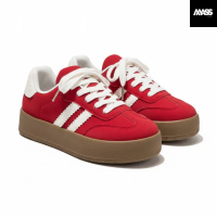 MASS Sneaker รองเท้าผ้าใบ แฟชั่น สไตล์มินิมอล สปอร์ตลำลอง พื้นหนา ใส่เที่ยว ใส่ทำงาน ผู้หญิง รองเท้า