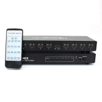 8 In 1 Out 4K HDMI Selector HDMI Switcher with IR 4K 2K
