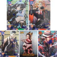 Anime Demon Slayer SSP SZR series Himejima Gyomei Daki Tokitou Muichirou collection card Entertainment toys Board game card