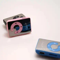 Sports Portable TF Card Music Digital C Button Mini Waterproof Clip Mirror MP3 Player