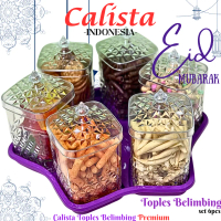 [CALISTA] Set Toples Kristal Calista Belimbing Premium 6 Pcs Toples Aesthetic untuk Kue Kering Natal