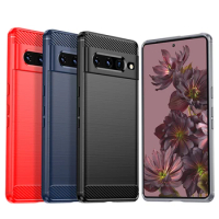 For Google Pixel 7 Pro Case Pixel 7 Pro 7A 6A 5 XL 5A 4 Silicone Bumper Shell Rubber Protective Case For Pixel 7 Pro Cover