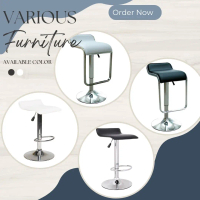 VARIOUS Swivel Bar Stool Chair Counter Kitchen kerusi bar Height Adjustable Cushion Dining Chair Caf