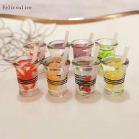 4Pcs/Lot Fruit Drink Slime Additives Charms Supplies Kit DIY Accessories Crafts Filler For Cloud Clear Crunchy Slime Toy