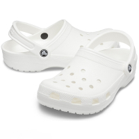 CROCS卡駱馳 男鞋 女鞋 涼拖鞋 經典 克駱格 一體成形 緩衝 白色 10001-100