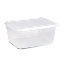 【小麥購物】3000ml大容量冰箱保鮮盒-梯形盒(可堆疊 食品儲存盒 保鮮 食物收納 儲物盒 透明)