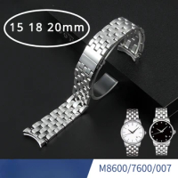 Watch Accessories Chain for Mido Baroncelli M007207A 007 Series Solid Stainless Steel Women Watch Strap 15 18 20mm Bracelet