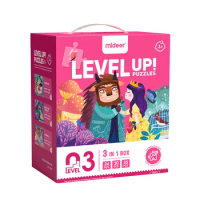 Mideer Level Up Puzzles Game Children's Toy Jigsaw Montessori Educational Intellectual DIY Gift