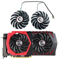 NEW 95MM PLD10010S12HH RX 580 GAMING X GPU Fan，For MSI Radeon RX 580、RX 570、RX 480、RX 470 GAMING X Graphics card cooling fan