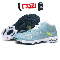 Sepatu volly pria Mizuno wlz 7 sepatu volly sepatu volly Wave lightning z7 cewek wanita mizuno - Avo