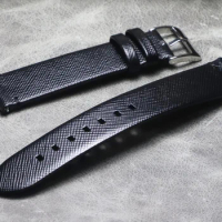 Handmade thin French leather watchband 18 19 20 21 22 mm quick release leather strap For DW daniel wellington Seiko Watch Band