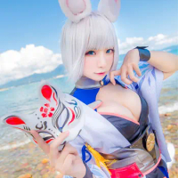 Kaga Azur Lane Cosplay Anime Azur Lane Costume Female Dress Skirt Kaga Fox Kimono Costume Women for 