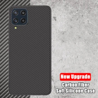 Carbon Fiber Case Coque For Samsung Galaxy M21 M31S M51 M31 M30S M11 M21S M02S M02 M12 M22 M32 Soft Silicone Case Cover Funda