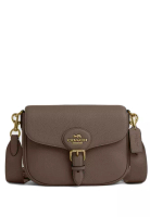 COACH Amelia Saddle Bag - Dark Stone