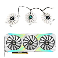 Original brand new PELADN RTX3070 3080 graphics card cooling fan, suitable for RTX 3070 3070TI DC12V 0.35A game graphic