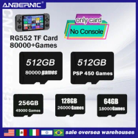 512GB 80000 Games TF Card Preloaded Games for ANBERNIC RG552 ONLY for 512G 256G 128G 64G Retro Handheld Game