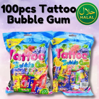 100pcs Tattoo Bubble Gum Chewing Candy ｜Alibaba｜Bubble Gum Candy