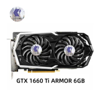 CCTING GTX 1660 Ti ARMOR 6GB GAMING GeForce Graphics card GTX1660Ti 12nm Gbps GDDR6 192bit Support AMD Intel Desktop CPU Used