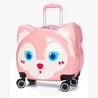 20 Inch Carrier Children's Girl Travel Small Suitcase On Wheels Kids Trolley Rolling Luggage Boarding Case Valises Free Shipping