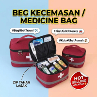 Portable First Aid Kit Empty Bag Travel Medicine Storage Pouch Beg Ubat Peti Cemas Emergency Medical