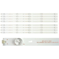 8pcs 570mm LED strip 5lamps 0EM55LB09_LED3030_V0.3 4C-LB3205-YHEX1 for TCL 55" TV L55F3303B D55A710 LD55A810L 55S100 L55F3800A