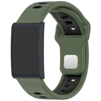 Gelang Tangan Silikon Lembut, Kualiti Premium, untuk Amazfit Helio-Strap, Selesa dan Bergaya dalam S