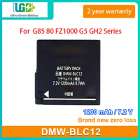 UGB New DMW-BLC12 Battery For Panasonic Lumix DMC-FZ200/FZ300/FZ1000 DMC-G5 G6 GH2 G85 G80 GX8 Series 1200mAh 7.2V