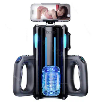 Leten Powerful Thrusting High Speed Male Masturbator Automatic Telescopic Powerful Vibrator Blowjob Machine Sex Toy for Men 18