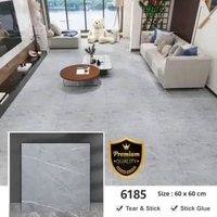 Vinyl Lantai Marbel Lantai Marmer PVC 60 x 60 cm Sticker Lantai Marmer floor Vinyl No.6185