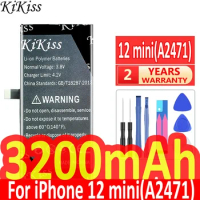 KiKiss 12 Pro (A2479) 12 Mini (A2471) 12 Pro Max (A2466) Battery For Apple IPhone 12 Pro Max 12Pro A2342 A2410 A2411 12mini A217
