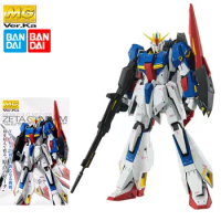 BanDai Genuine Assembly Model MG 1/100 ZETA GUNDAM Z Gundam Ver.Ka Card Mode Boys Gift Toy