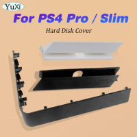 1Pcs For PS4 Slim Pro Hard Disk Cover HDD Hard Drive Bay Slot Cover Door Flap For PlayStation 4 Pro Console Plastic Case Shell