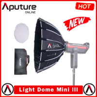 Aputure Light Dome Mini III Softbox Foldable Quick-setup Umbrella Soft Box Bowens Mount for Aputure 300x 300dII 200x-s 60x-s