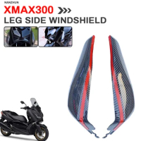 For YAMAHA XMAX 300 X-MAX300 2023Motorcycle Leg Guard Windshield Side Windshield XMAX300 Leg Side Windshield Accessories