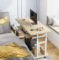 床邊桌 床邊桌可行動簡約小桌子臥室家用學生書桌簡易升降宿舍懶人電腦桌
