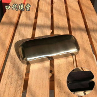 創意鏡面灰鋁制輕近視眼鏡盒子男女ins 風抗壓便攜車載老花眼鏡盒