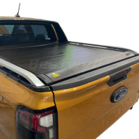 BESTWYLL New Automatic Back Roller Lid Truck Bed Electric Pickup Retractable Tonneau Cover For 2023 Ford Ranger Wildtrak E-F81