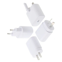 200pcs 18W 25W PD USB Type C Wall Charger AU EU US UK Plug Mobile Phone Travel Power Adapter Fast Charging for Samsung Note 10