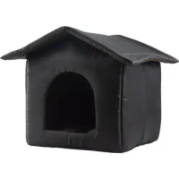 Outdoor Dog House Waterproof Warm Oxford Cloth Pet Shelter Dirt Resistant Anti Slip Soft Pet Accessories For Cats Dogs Pets #W0