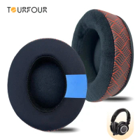 TOURFOUR Replacement Earpads for Audio Technica ATH-M50x,M50xBT,M40x,M30x,M20x,MSR7 Headphones Ear Cushion Headband Change color