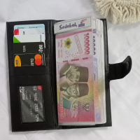 [BISA COD] 01 Dompet Wanita Disiplin Keuangan Gratis Stiker Warna Penanda Dompet Mengatur Keuangan B